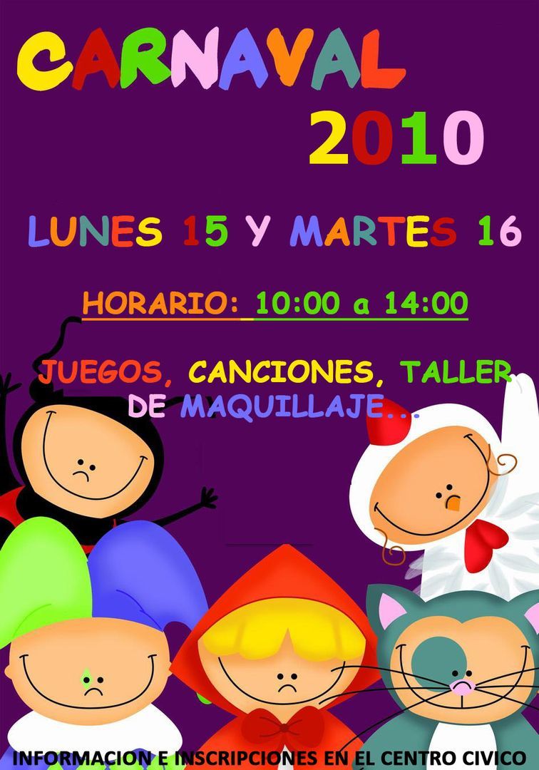 Actividades Carnaval